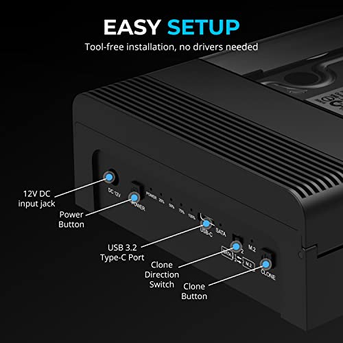 SABRENT NVMe + SATA Lay Flat Dock