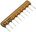 30 Pack SIP Resistor Network, 390 Ohms, 10 Pins, 5 Resistors - EX ELECTRONIX EXPRESS