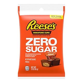 Reese's Peanut Butter Cup Miniatures, Sugar Free, 3-Ounce Bag