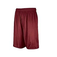 Russell Athletic Boy's 8-20 Youth Mesh Short, Cardinal, Small