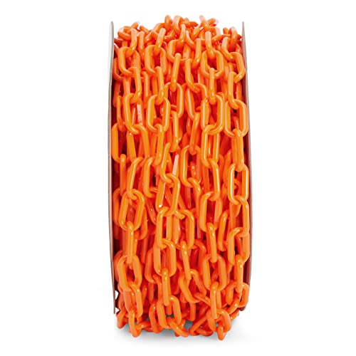 Stockroom Plus HYGOM 100 Foot Orange Plastic Chain Safety Barrier thumb #3