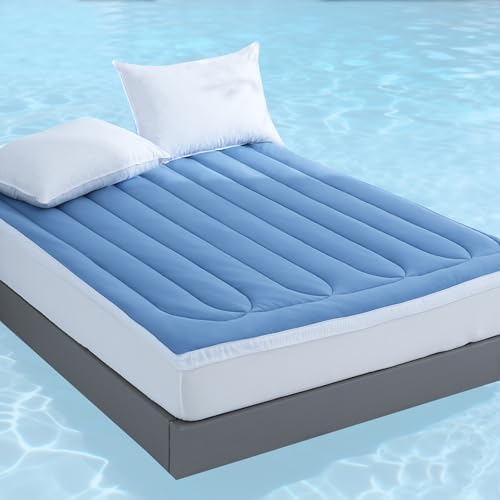 YOUR MOON Queen Size Cooling Mattress Topper, Cool Mattress Pad f...
