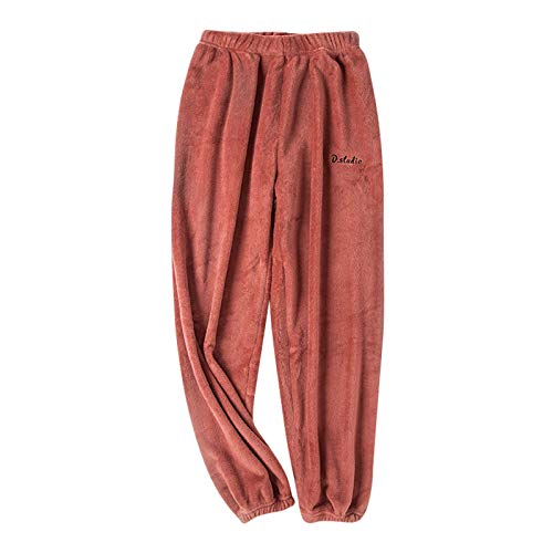 Esquirla Calças de Pijamas Femininos Confortáveis ​​de Inverno Calça de Veludo Roupa de Casa Elástic
