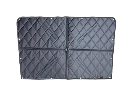 Image of Premium Quilted Winter Front for Volvo VNL 2018-2025 3rd Gen Hood (Upgraded Snow and Ice YKK Zipper)