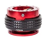 NRG Innovations SRK-210RD/BK Quick Release Kit (Red Body/Black Pyramid Ring)