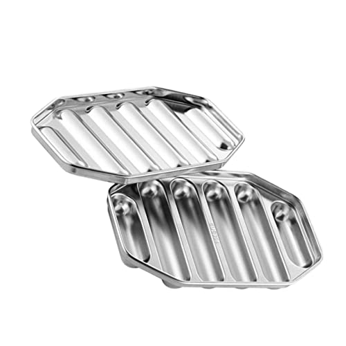 KICHOUSE Homemade Sausages in a Hot Dog Baby Food Stainless Steel Non-stick Easy to Clean