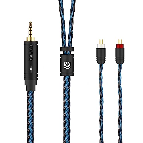 KBEAR ST16 Upgrade Cable HiFi In Ear Monitor 16 Cores 5N Silver-Plated In-Ear Earphone Cable 0.78MM 2PIN for ZST ZSR ES4 ZS10 AS10 ZST-X EDX KS1 (2.5mm 2pin - Image 2