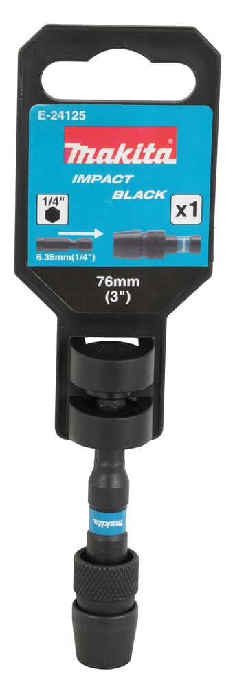 Makita Uchwyt do bitów Impact Black, 1/4 cala, 76 mm, E-24125