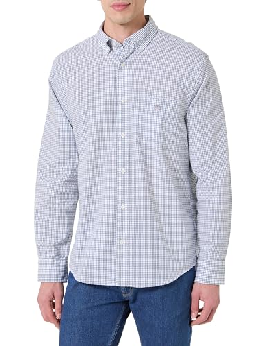 GANT Reg Classic Poplin Micro Check, Verde, XXL