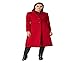 Popuppataka Women Woolen Stylish Long Sleeve Regular Coat for Winter Wear Red(5XL)