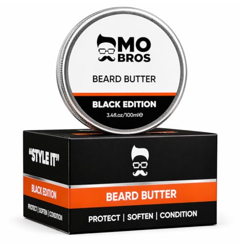 Beard Butter For Men 100ml - Black Edition. Cologne Inspired. Nourishing and Hydrating alternative to Beard Balm. Rich in Vitamins. Promotes Beard Growth.