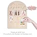 lyrlody First Year Photo Board, Baby Photo Display and Keepsake Storage with Adorable Cards for Newborn Baby Shower Nursery Decor