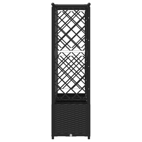 Jardinera elevada 202 cm con techo colgante y drenaje integrado 4