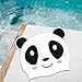 Aymzbd Panda Shape Kids Swim Cap for Girls Boys Aged 4-12, Comfortable Fit Silicone Swim Caps for Braids Long Hair, Swim Hat Bathing Cap to Keep Hair Dry, Waterproof Kids Swim Hats for Pool, Beach