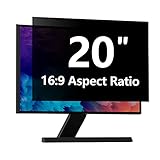 Computer Privacy Screen Protector 20 Inch with Hp Dell Acer Asus Samsung LG and More, Removable Security Shield Filter for 16:9 Aspect Ratio Monitor Like ViewSonic Sceptre(20' Diagonal 16:9 1 Pack)