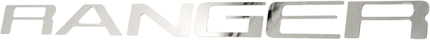 Putco Ford Ranger Tailgate Lettering Kit - Stainless Steel - Fits Ford Ranger 2024-2026