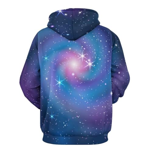 Hoody sweatshirt pull nébuleuse de la galaxie UMENG sweats à capuche unisexe - 3