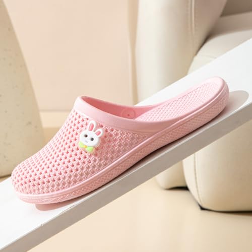 Bunny Slippers Bathroom Slippers Cave Flip-flops Flat Top Slippers Female Soft Sole Non-slip Indoor and Outdoor Wear Casual2