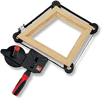 BESSEY VAS-23+2K-CB 23 ft Strap Clamp and Bessey 24 In 600 lb Clutch Style Bar Clamps, Woodworking Clamp Bundle