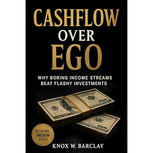 Cashflow Over Ego: Why Boring Income Beats Flashy Investments Audiolibro Por Knox W. Barclay arte de portada