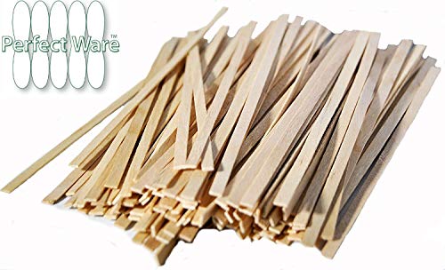 Perfect Stix Perfectware PW CS 200-2000ct Wooden Coffee Stirrer with Square Ends, 5.5"