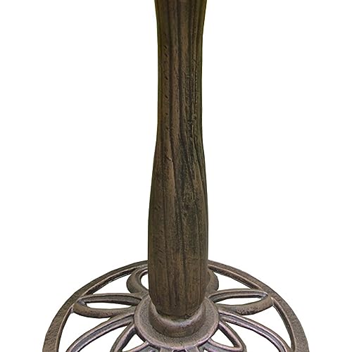 Image of Oakland Living Upland Bird Bath, Antique Bronze, 19W x 19D x 28.4H in.