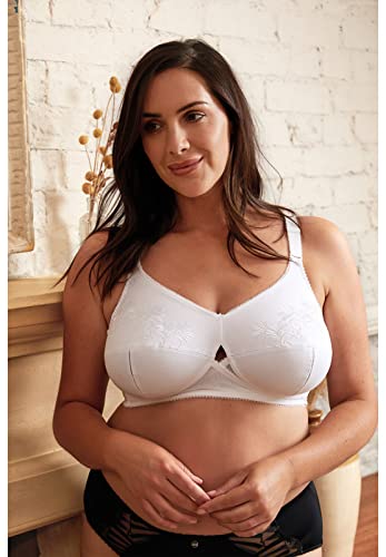 Berlei Women's Classic Total Support Cotton Non-Wired Bra, White (White), 36Dd #TOP5