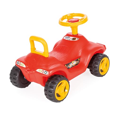 LEMODO Rutschauto ab 3 Jahre, Rutscherfahrzeug in rot, Kinderfahrzeug mit Hupe, Rutschfahrzeug mit Überschlagschutz, Rutscher drinnen und draußen nutzbar – Bild 3