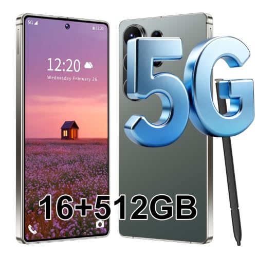 Image of S26 Ultra 5G Unlocked Smartphone,16GB+512GB Cell Phone for Android 15, 6.99 inch Unlocked Cell Phone, 7000mAh, 68MP+108MP Dual Camera /Dual SIM /Fingerprint Lock /Face，Green