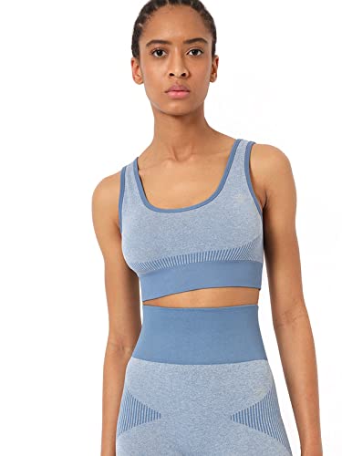 Image of CULT CultSport | Women's Slip-On Sports Bra | Seamless Technology Full-Coverage Sports Bra | Racerback Medium-Impact