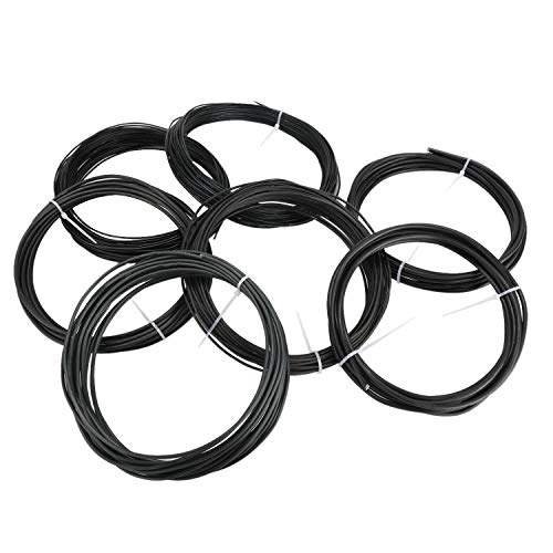YaeMarine Bonsai Tree Wire Aluminum Bonsai Training Wire Bonsai Aluminum Roll Set Bonsai Tools 7-Pack 700 Grams - 1.0mm, 1.5mm, 2.0mm, 2.5mm, 3.0mm, 3.5mm, 4.0mm