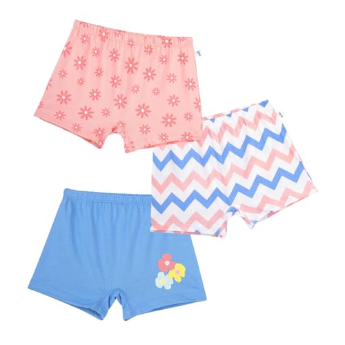 Image of YouGotPlanB Cotton Boxers for Girls | Ages 2-16 Years | Relaxed Fit | Gentle Elastic Waistbands | Breathable & Tagless