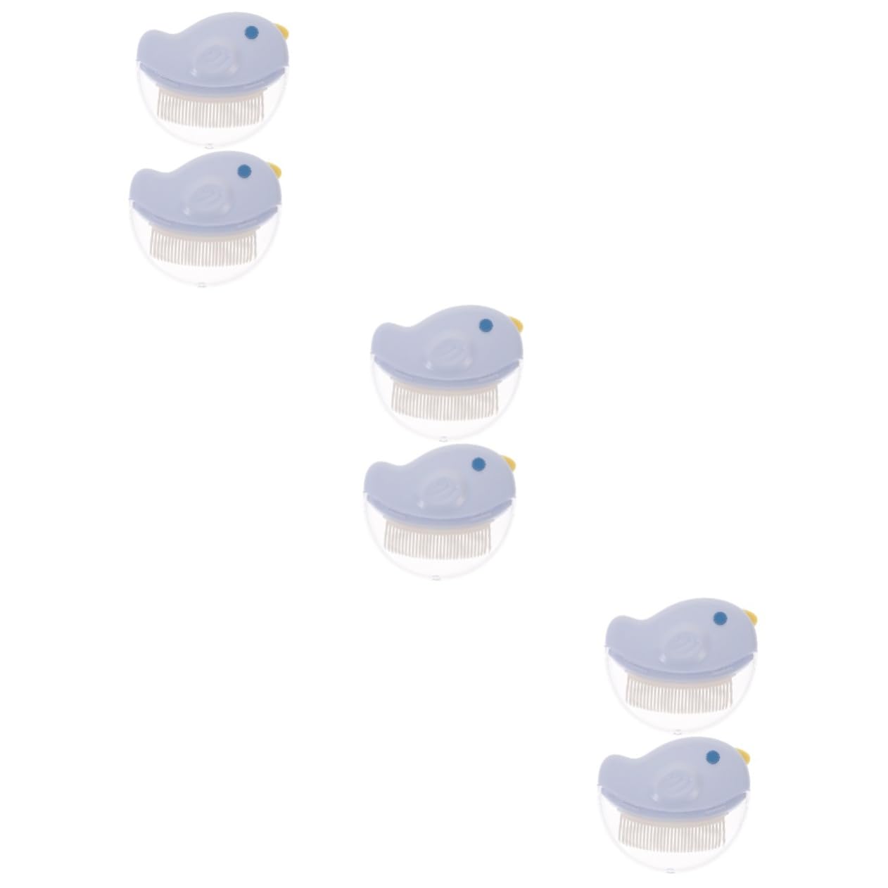 Kisangel 6piezas Peine De Aseo Para Cepillos Para y Gatos De Limpieza y Masaje Para Pelo y Diseño y Portátil