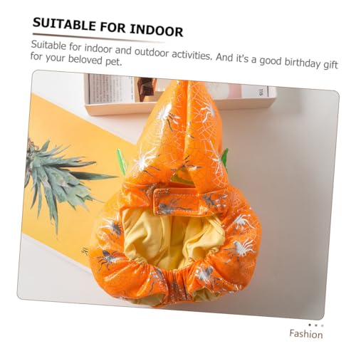 Disfraz para perro calabaza de Halloween talla pequeña miniatura 6
