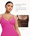 FeelinGirl Womens Tank Top Shapewear Tummy Control Tops Slimming Cami Tank Seamless Compression V Neck Camisole Hot Pink L