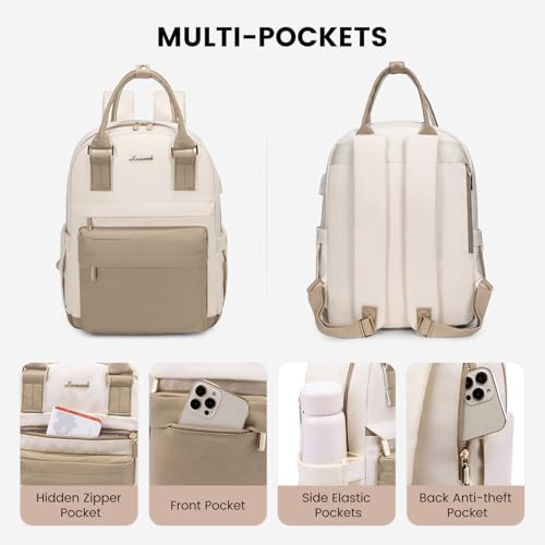 Image of LOVEVOOK Mini Backpack for Women Girls Stylish Waterproof Backpack Purse with USB Port, Cute Daypack for School Travel Party