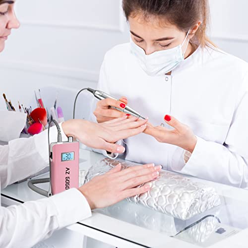 Taladro eléctrico profesional para uñas portátil rosa miniatura 2