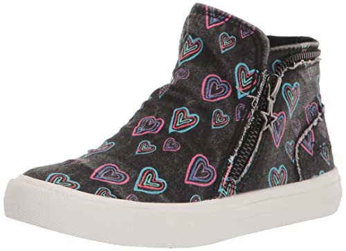 Blowfish Malibu Girls Mylo-k Sneaker, Black Lovey, 1 Little Kid
