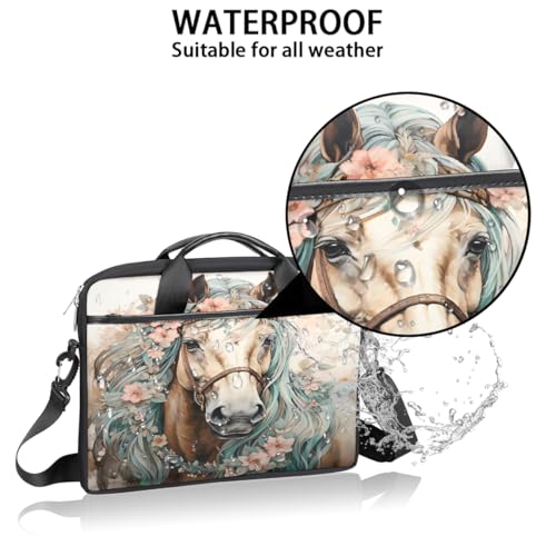 Funda para portátil de 15 pulgadas con diseño floral acuarela miniatura 3