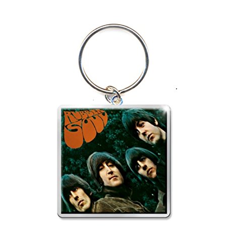 The Beatles Keychain Rubber Soul Album Official Size One Size