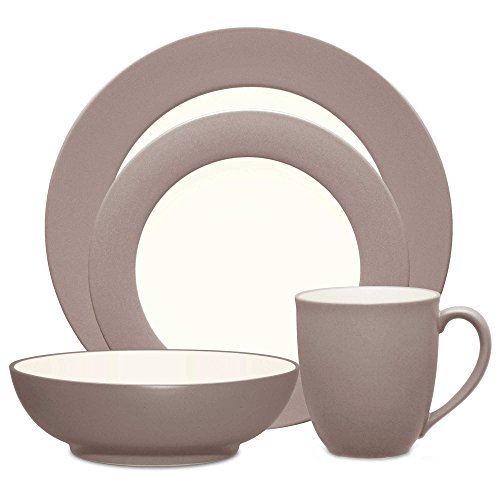 Noritake Colorwave Rim 4-Piece Place Setting in Clay