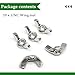 10 Pcs 10#-24 UNC Wing Nut,304 Stainless Steel Wingnuts Fasteners,for Household Maintenance,Industrial Manufacturing of Mechanical Equipment,Etc