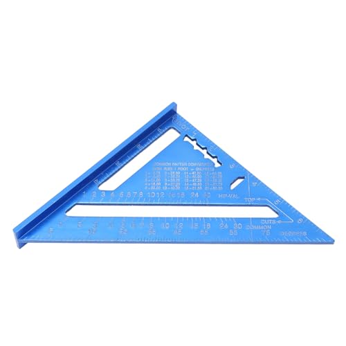 Regla triangular de aleación de aluminio para carpintería miniatura 5