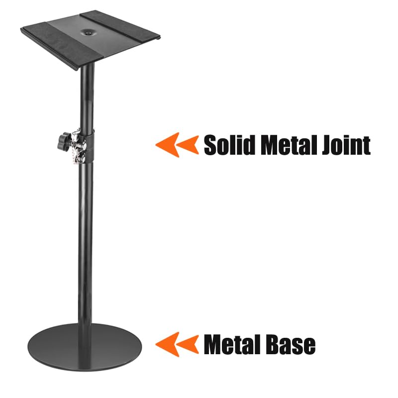 Image of Softline Pro SP 801R Heavy Duty Studio Monitor Stand with Round Base (Set of 2)