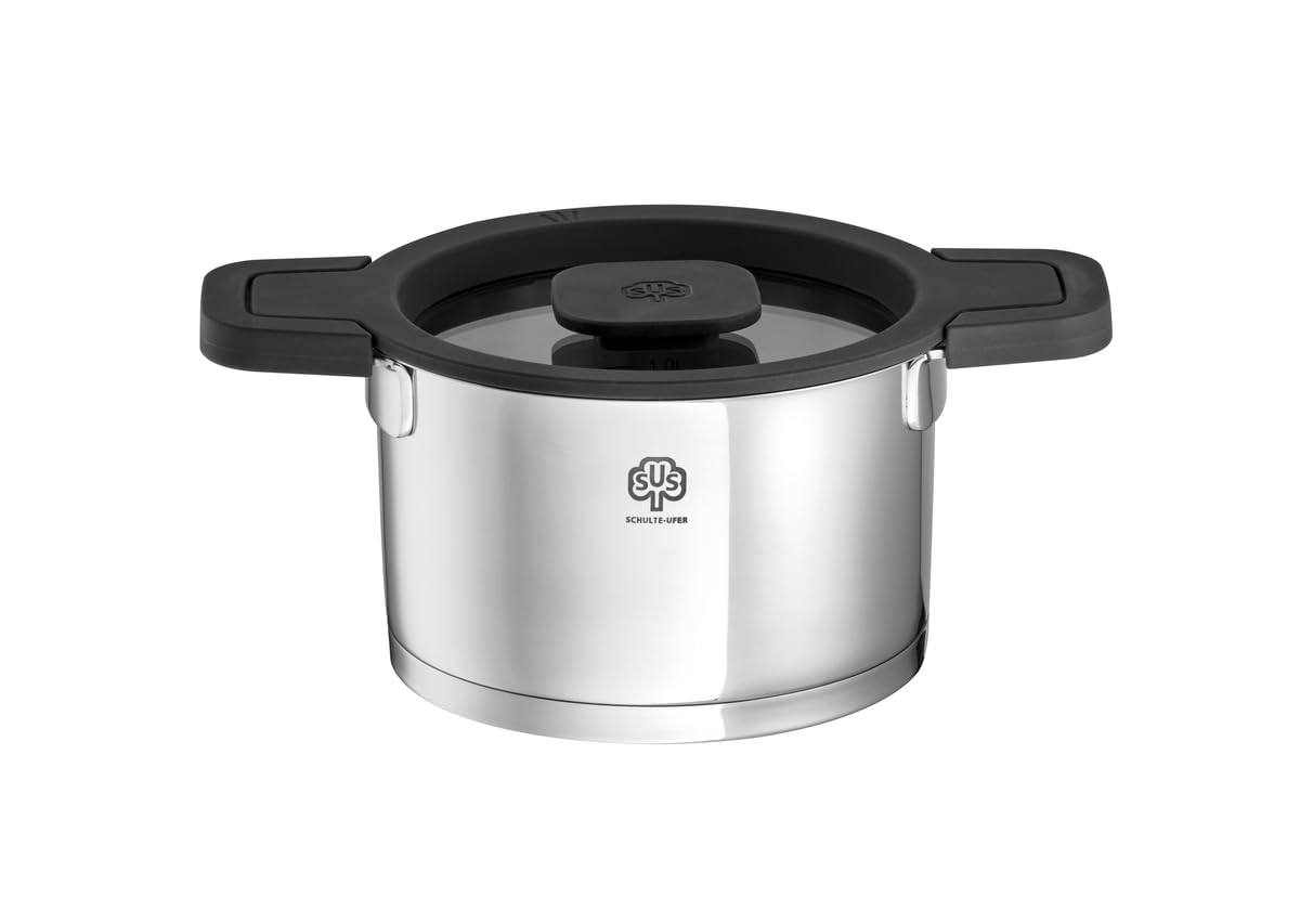 Schulte-Ufer Stainlesssteel Barski Design Maxa 64119-16 Casserole Pot Stainless Steel 16 Cm Approx. 2.0 L