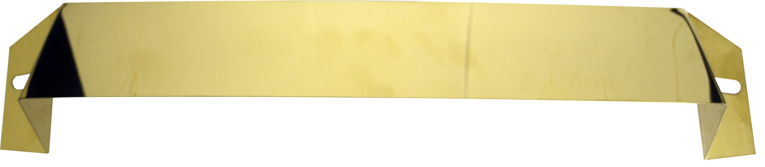 Uap Pvd Gold Screw Fix Letterplate Restrictor Shrouds - Letterbox Cowl Visor Guard For Extra Security (Pvd Gold)