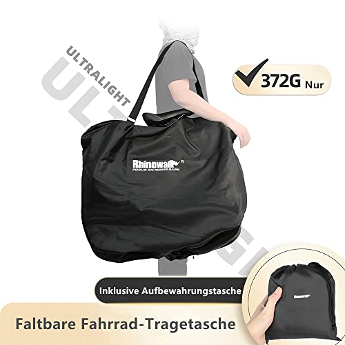 SUNTTELF Ultraleichte Faltbare Fahrradtasche 20 Zoll Fahrrad Tragetasche Reise Tragetasche Fahrrad Transporttasche für Auto Zug Flugreisen tragbar (Typ 3-20 Zoll)