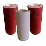 Juego de 3 rollos de 4 x 10 cm, grano fino 180,240 y 400 abr