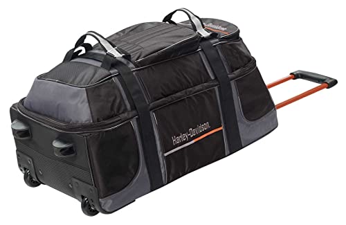 Harley-Davidson 28" On Tour Wheeling Large Duffel Bag - Midnight (28")3