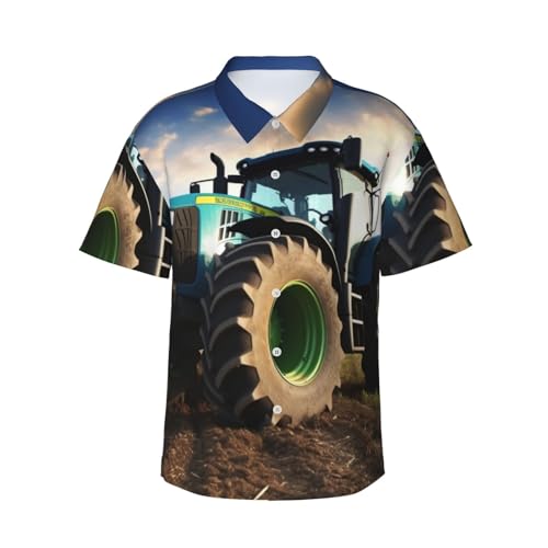 Chemise hawaïenne tracteur pour des vacances décontractées à la plage